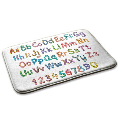 Koberec pre deti Písmená a čísla