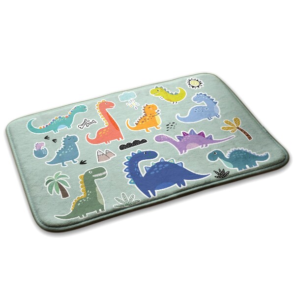 Koberec pre deti Farebné dinosaury