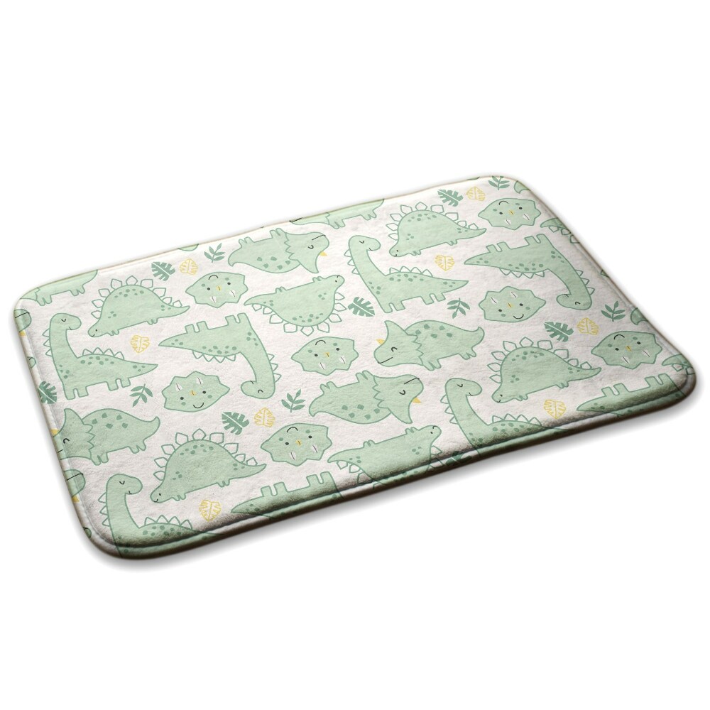 Koberec pre deti Dinosaury a listy