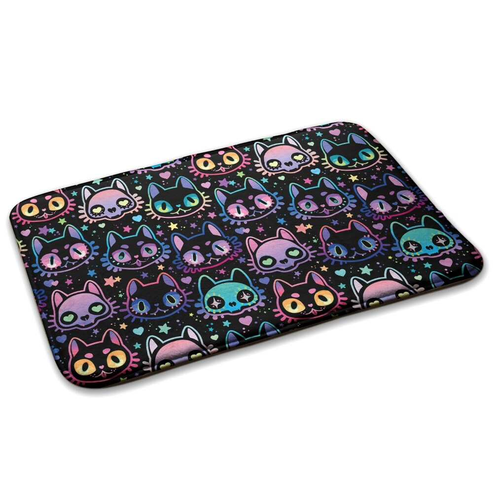 Koberec pre deti Farebné mačacie tváre