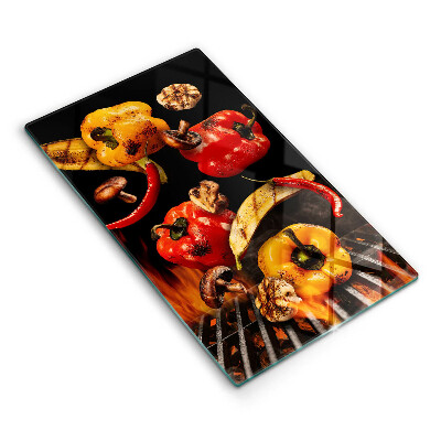 Doska na krájanie Grilovaná zelenina a korenie