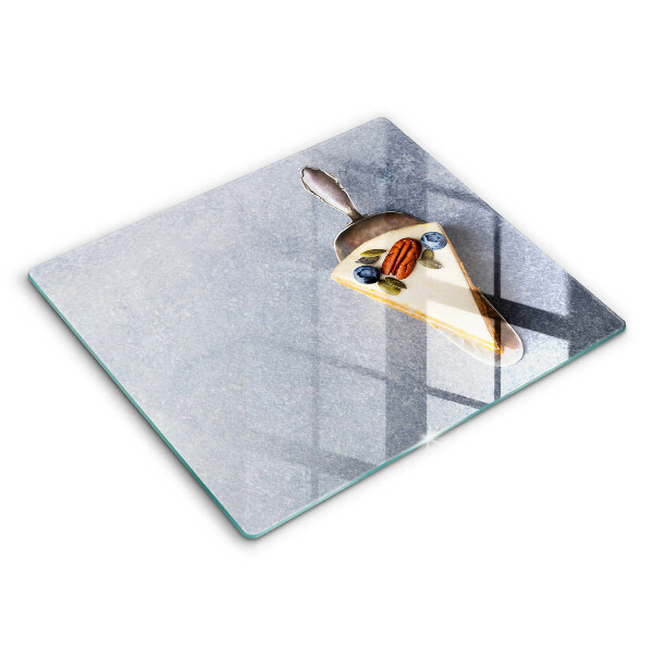 Doska na krájanie 60x52 cm Kúsok torty na servírovacej lopatke