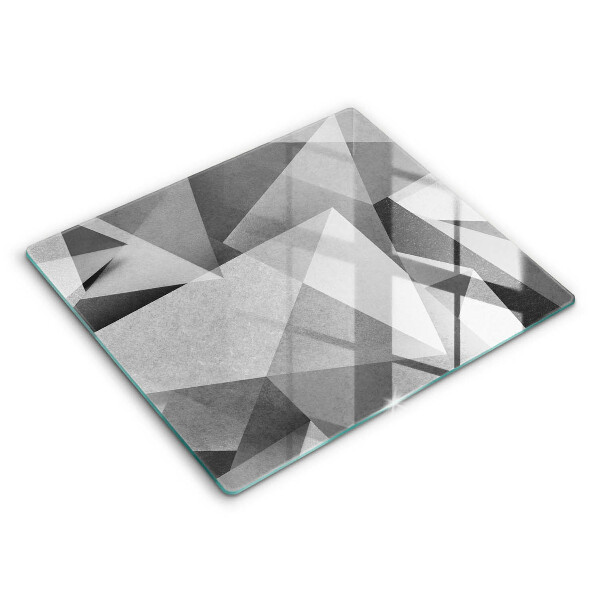 Sklenená doska na krájanie 60x52 cm Geometrické abstraktné trojuholníkové tvary