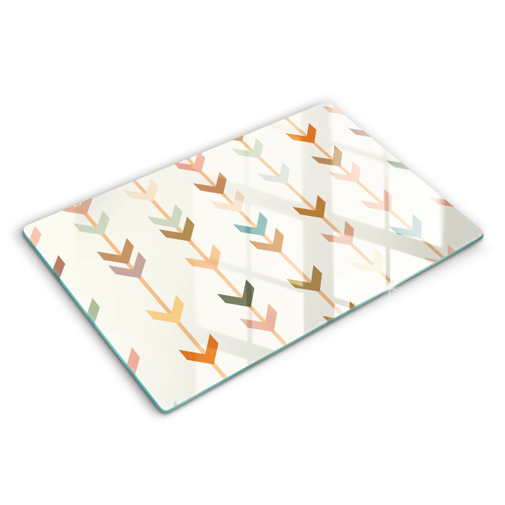 Doska na krájanie 80x52 cm Šípky v pastelových farbách