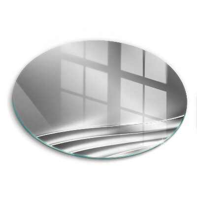 Doska na krájanie okrúhla Okenné tiene na sklenenej doske