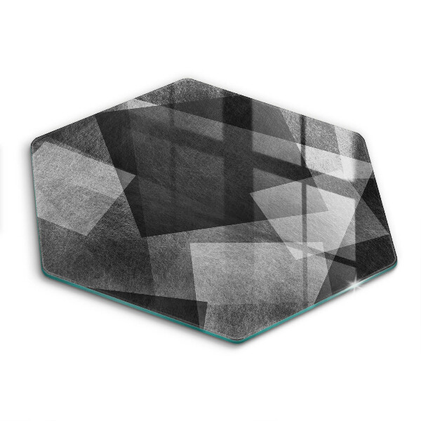 Doska na krájanie šesťhranná Geometrické prelínanie tieňov 
