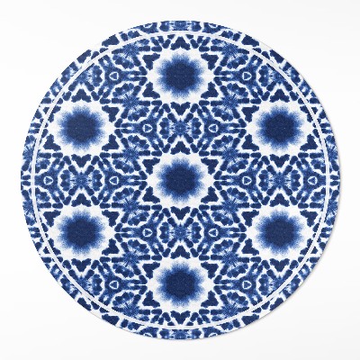 Okrúhly vinylový koberec Dekoratívna grécka mozaiková vzorka