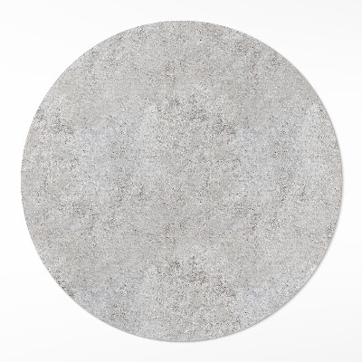 Okrúhly vinylový koberec Surový kameň industriálny betón