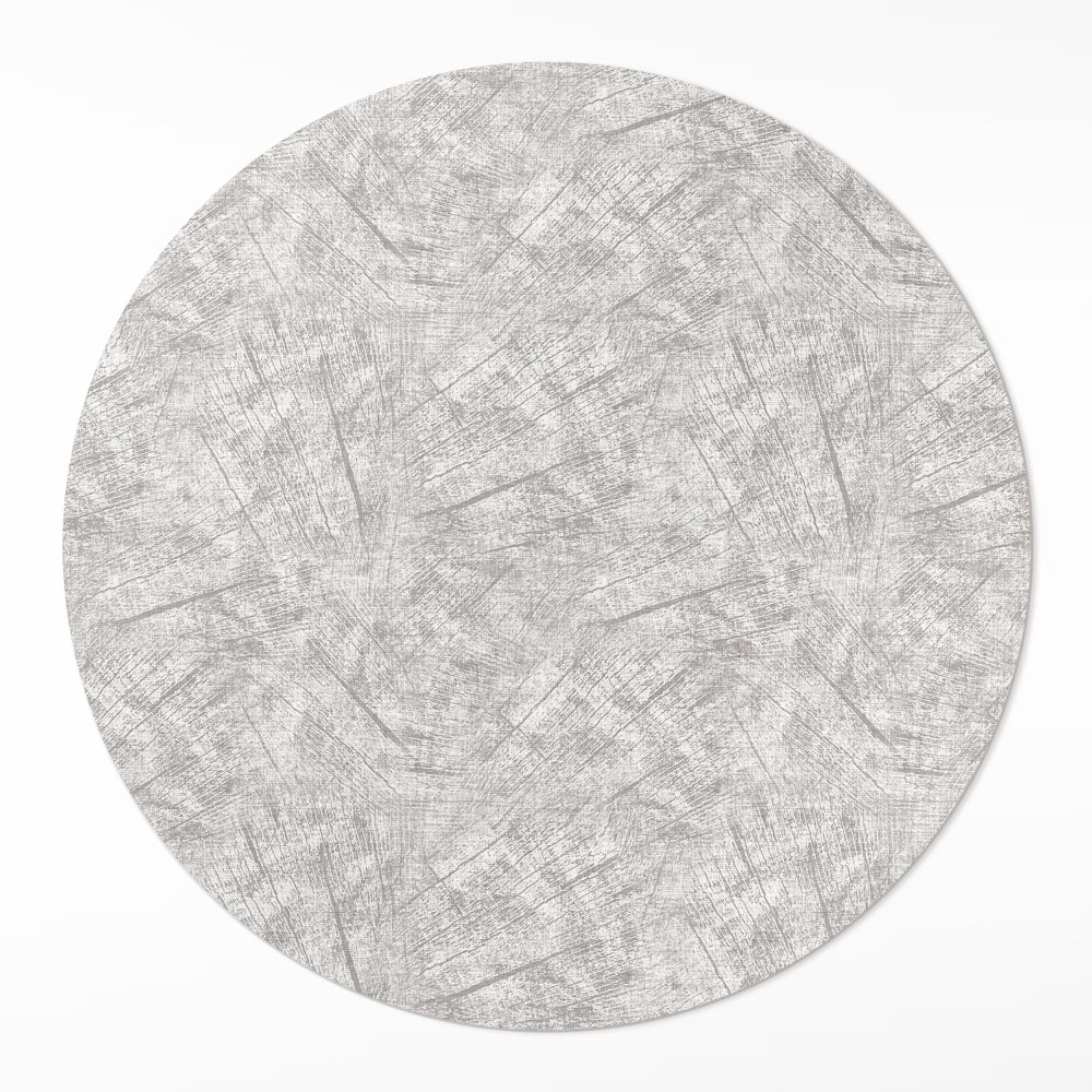 Okrúhly vinylový koberec Abstraktný vzor imitácia látky