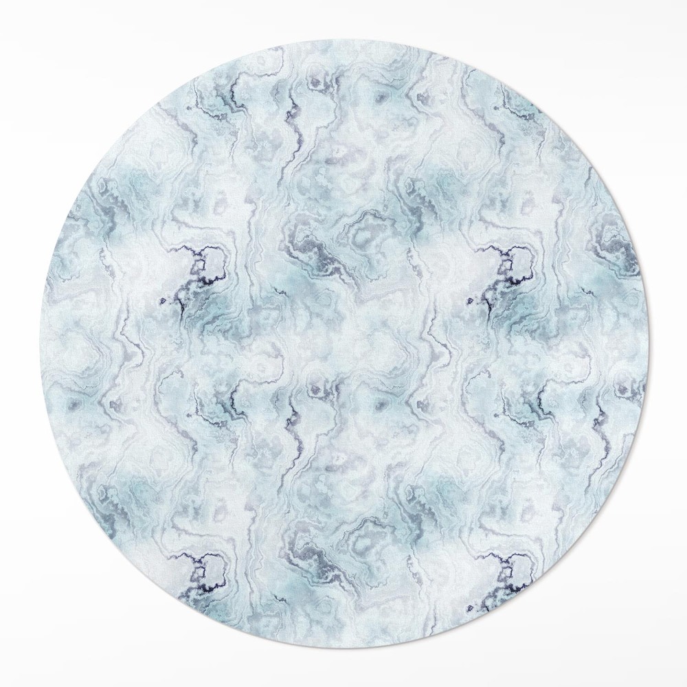 Okrúhly vinylový koberec Rozliaty atrament elegantná abstrakcia