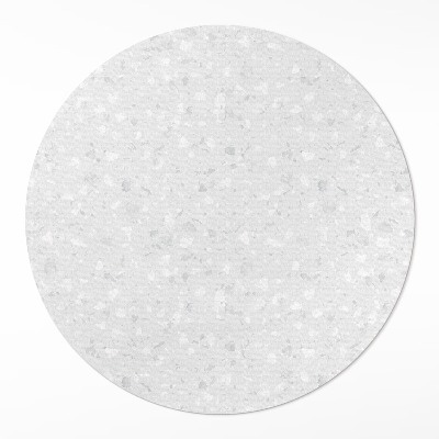 Okrúhly vinylový koberec Svetlý kameň ozdobný jemný gres