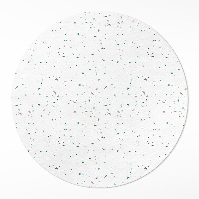 Okrúhly vinylový koberec Drobný svetlý gres ozdobný kameň