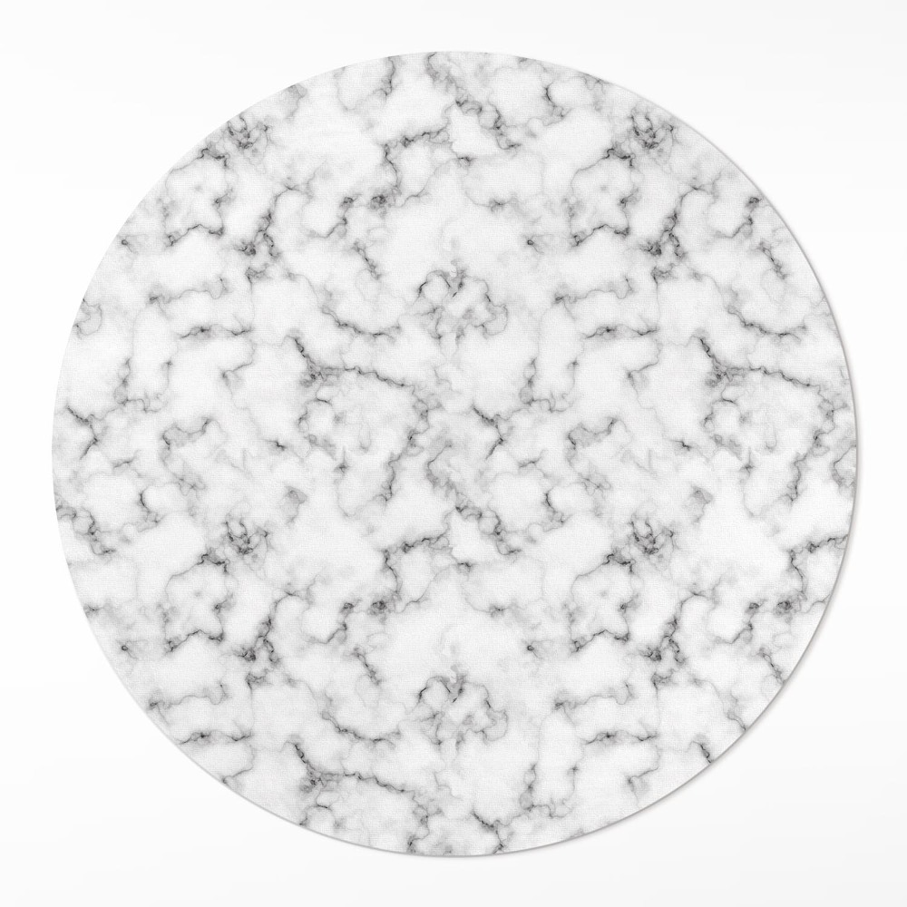 Okrúhly vinylový koberec Abstraktný kameň štýlový mramor