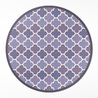 Okrúhly vinylový koberec Štýlové dlaždice elegantná mozaika