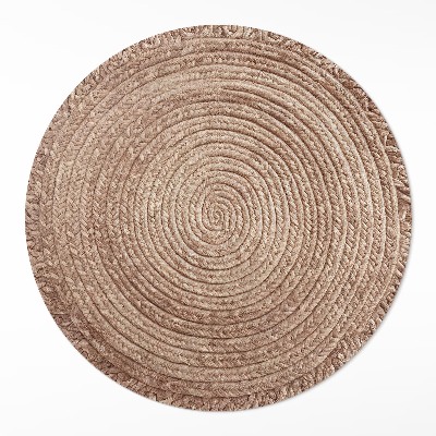 Okrúhly vinylový koberec Špagátové kompozície