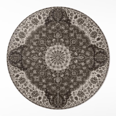 Okrúhly vinylový koberec Jemnosť perzských ornamentov