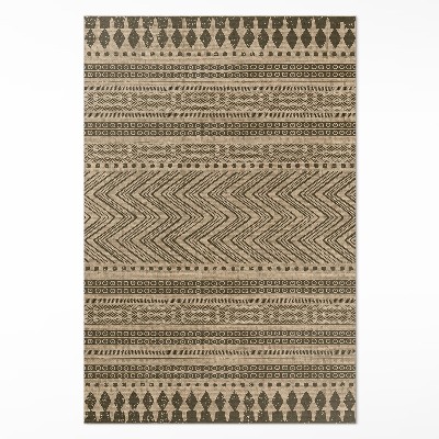 Vinylový koberec Cikcaky a línie imitácia látky