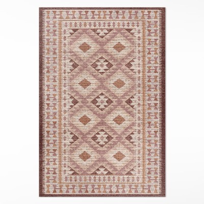 Vinylový koberec Vintage vzor dekoratívna imitácia látky