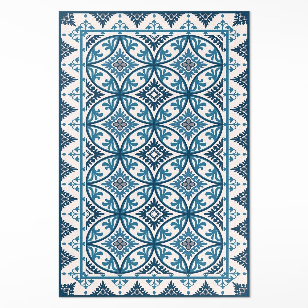 Vinylový koberec Abstraktné kruhy stredomorské dlaždice