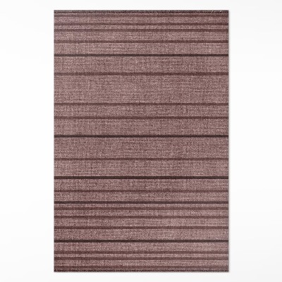 Vinylový koberec Hnedé pruhy štýl boho vintage