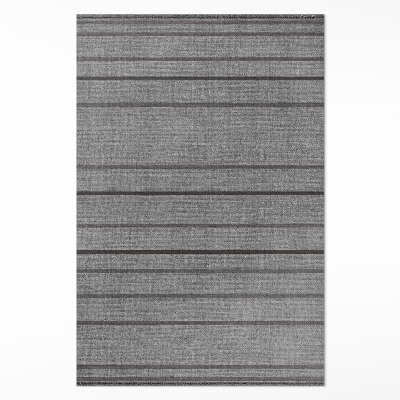 Vinylový koberec Sivé pruhy štýl boho vintage