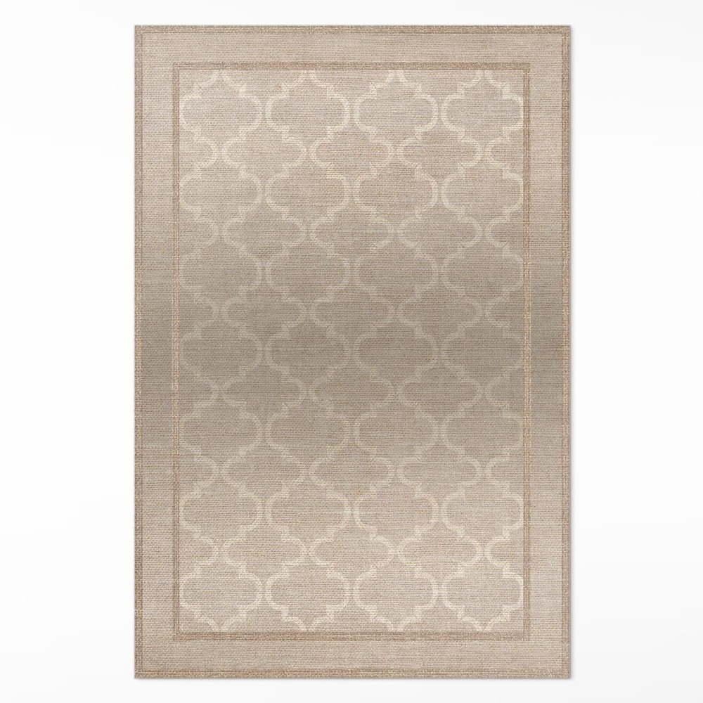 Vinylový koberec Marocký ďatelinový vzor imitácia látky