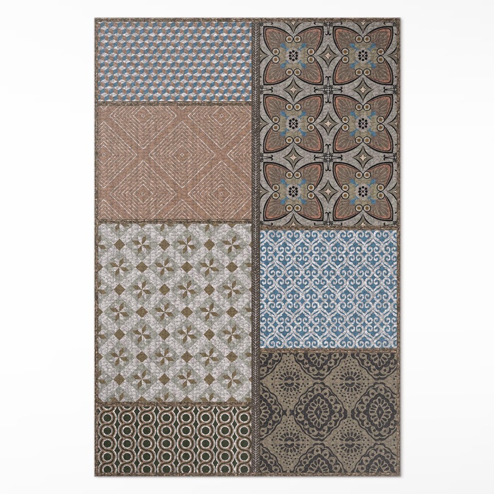 Vinylový koberec Rôzne textúry imitácia látky