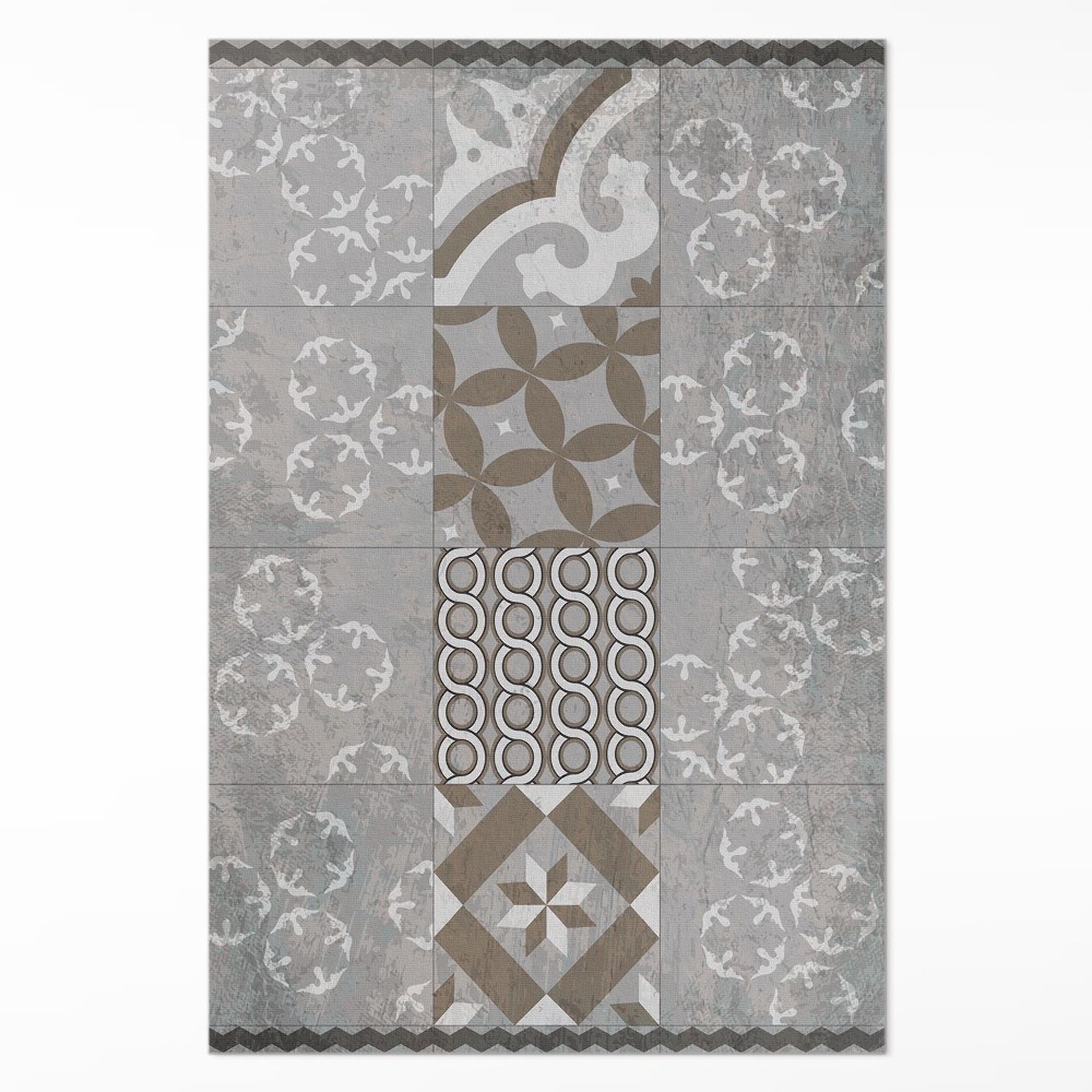 Vinylový koberec Ozdobné dlaždice staré kachličky