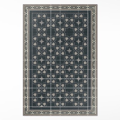 Vinylový koberec Hviezdy geometrické stará mozaika