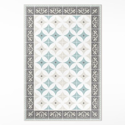 Vinylový koberec Škandinávske kruhy pastelová mozaika