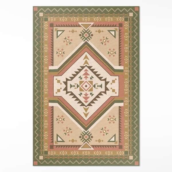 Vinylový koberec Španielska geometria ornamentálny vzor