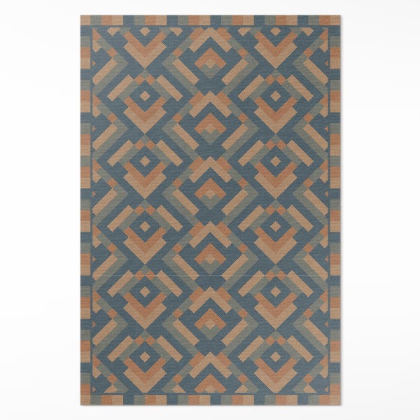Vinylový koberec Aztécka geometria vzor vintage boho