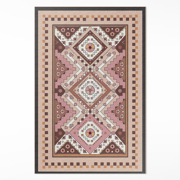 Vinylový koberec Marocký dizajn geometrický ornament