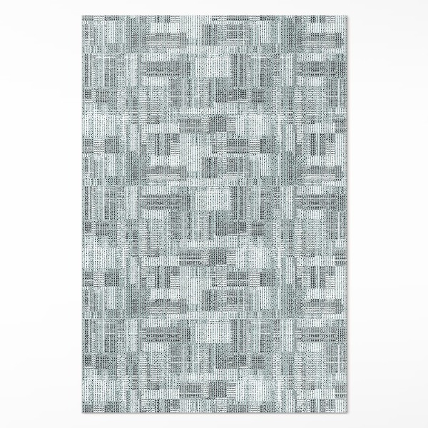 Vinylový koberec Patchwork mozaika imitácia látky