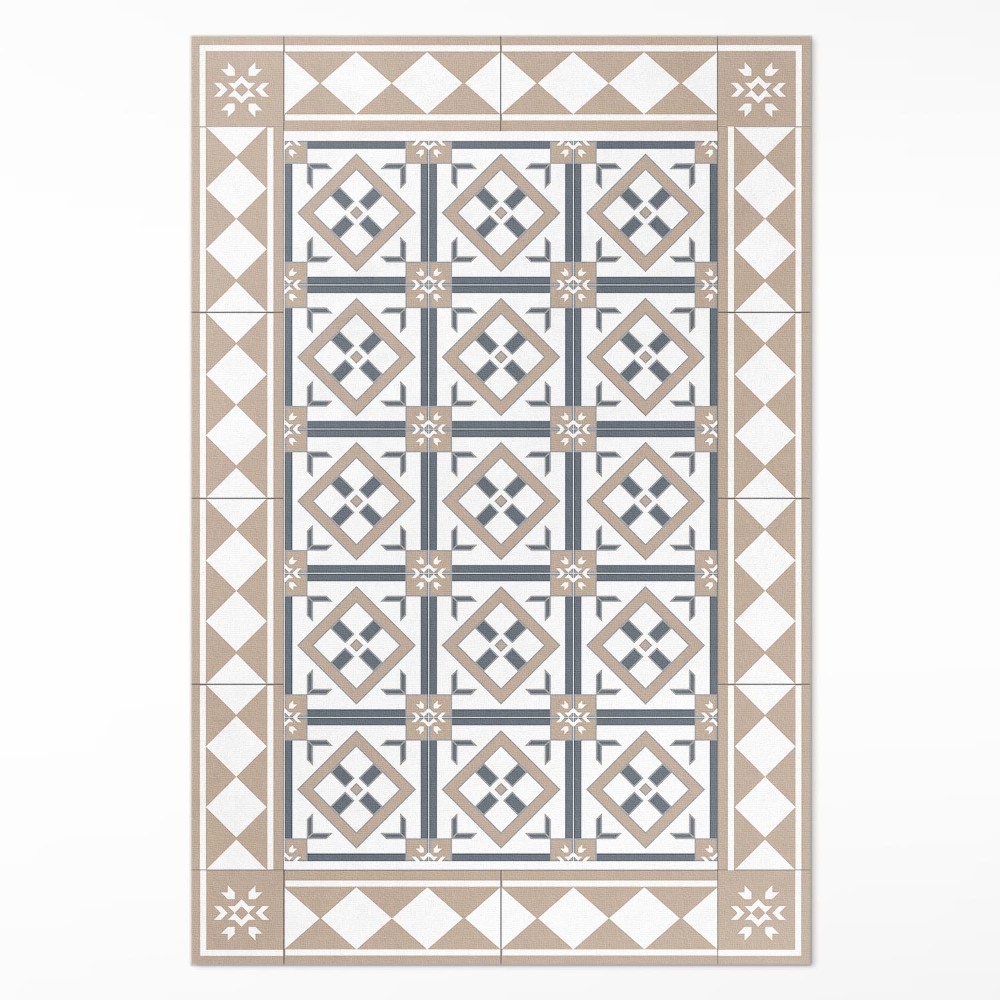 Vinylový koberec Kocka v kosoštvorcoch elegantné dlaždice