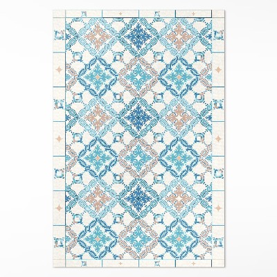 Vinylový koberec Geometrický pletený vzor ozdobné dlaždice