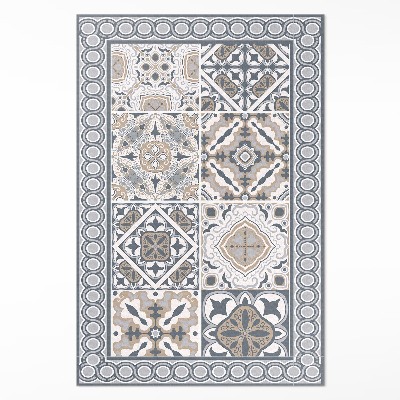 Vinylový koberec Dlaždice a vrkoč dekoratívna mozaika