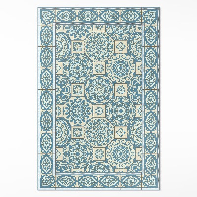 Vinylový koberec Grécka geometria dekoratívne dlaždice