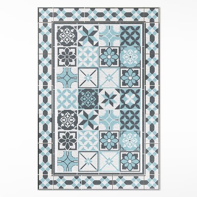 Vinylový koberec Trojfarebná geometria ornamentálne dlaždice