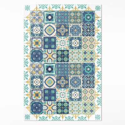 Vinylový koberec Španielske dlaždice vzorovaná mozaika