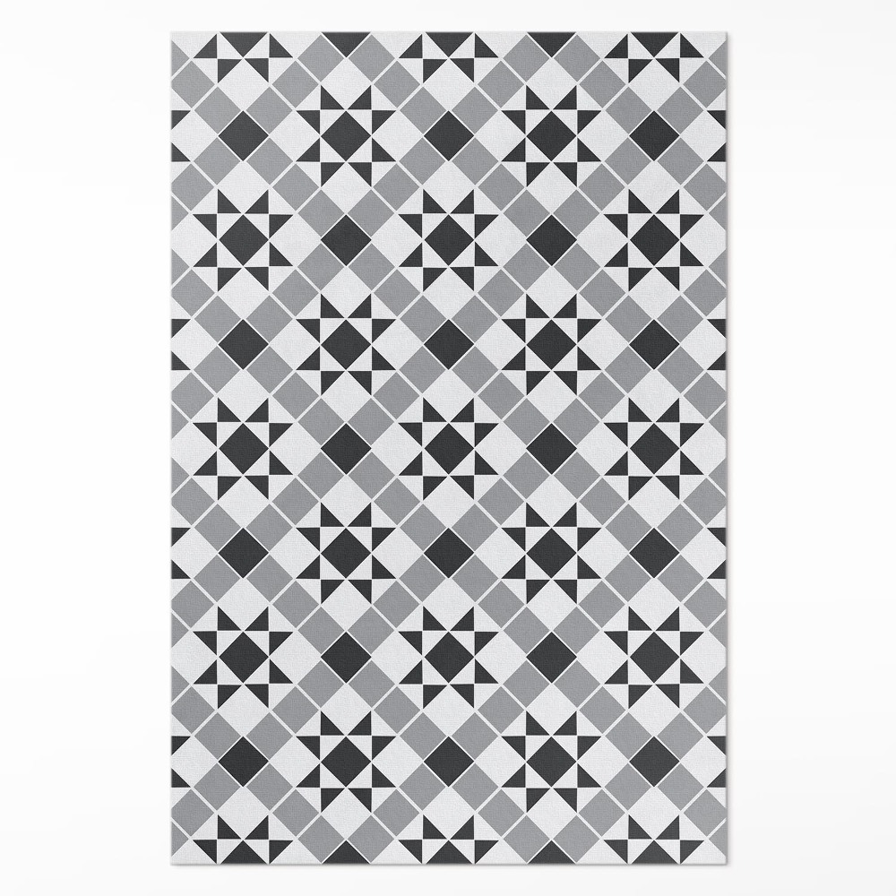 Vinylový koberec Gotické hviezdičky štýlové dlaždice