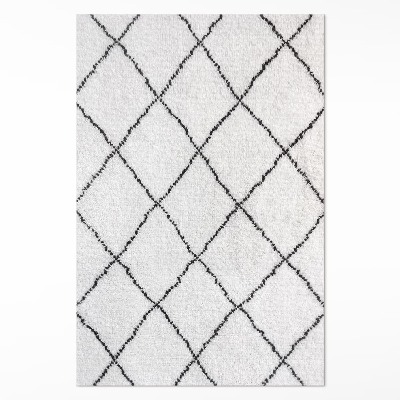 Vinylový koberec Čierne línie vzor imitácia zamatu