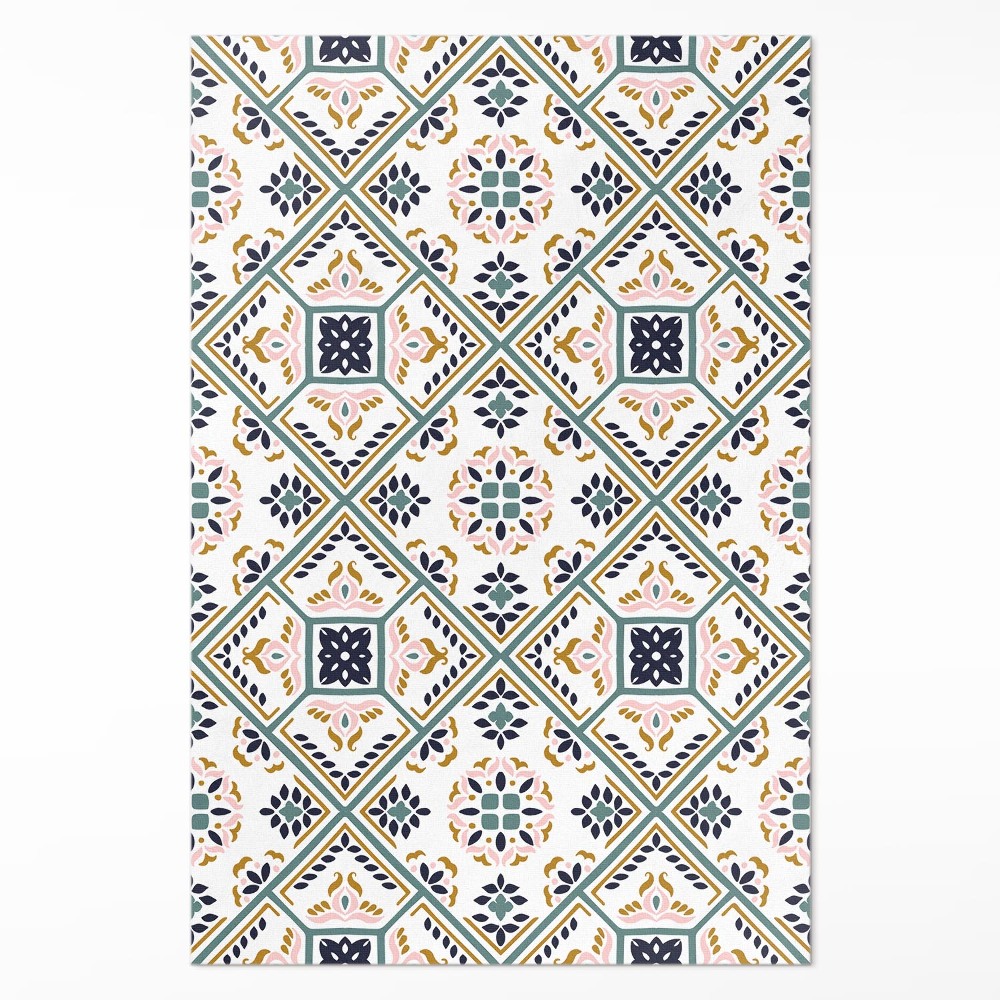 Vinylový koberec Geometrický dizajn vzorované dlaždice