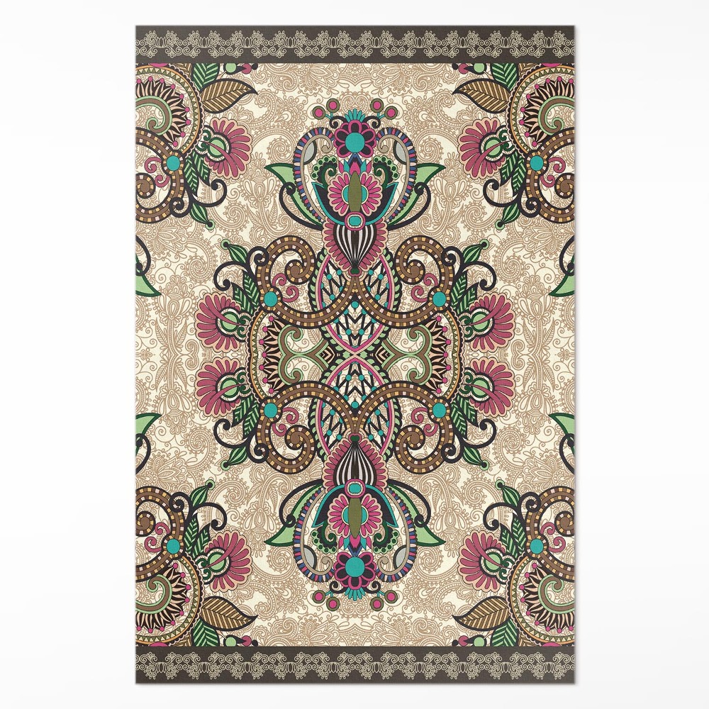 Vinylový koberec Klasický východný rastlinný vzor