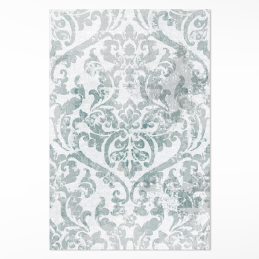 Vinylový koberec Škvrny a ornament štýl vintage