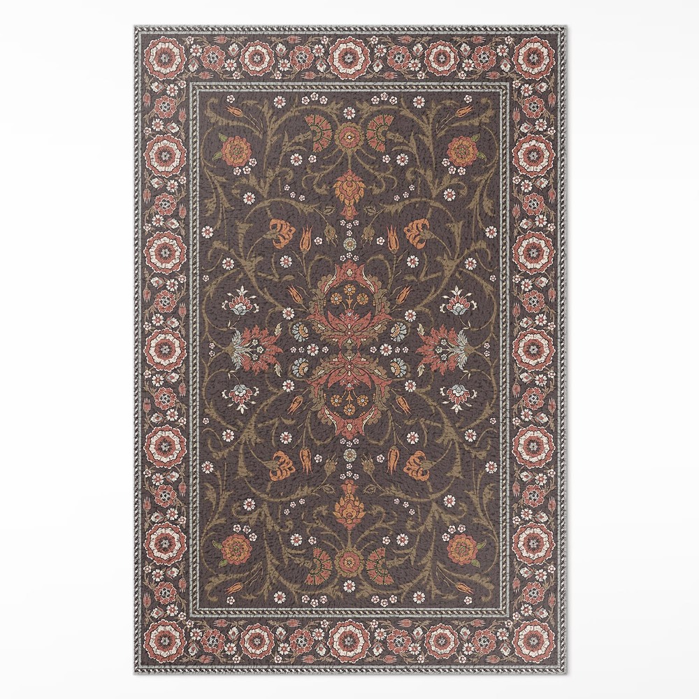 Vinylový koberec Klasické kvety ozdobné