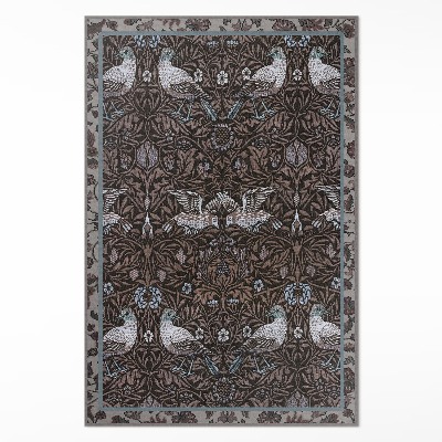 Vinylový koberec Motívy vtákov a rastlín ornament gotický