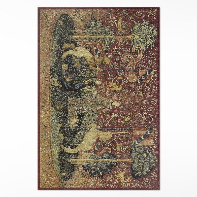 Vinylový koberec Stredoveká imitácia látky vintage