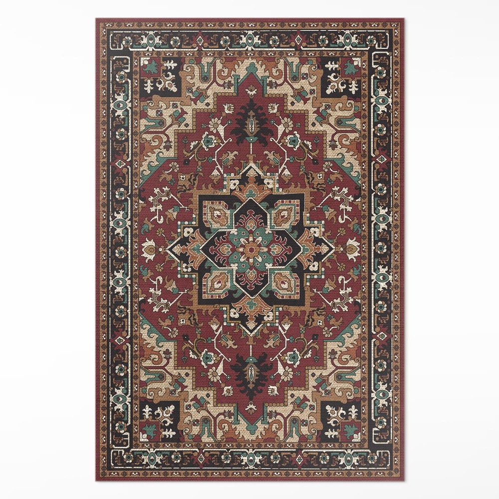 Vinylový koberec Klasický turecký vzor imitácia látky