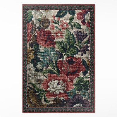 Vinylový koberec Jemný kvetinový vzor vintage